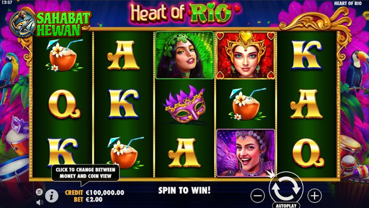 Game Heart Of Rio Jadi Sorotan di Situs Slot Terpercaya!