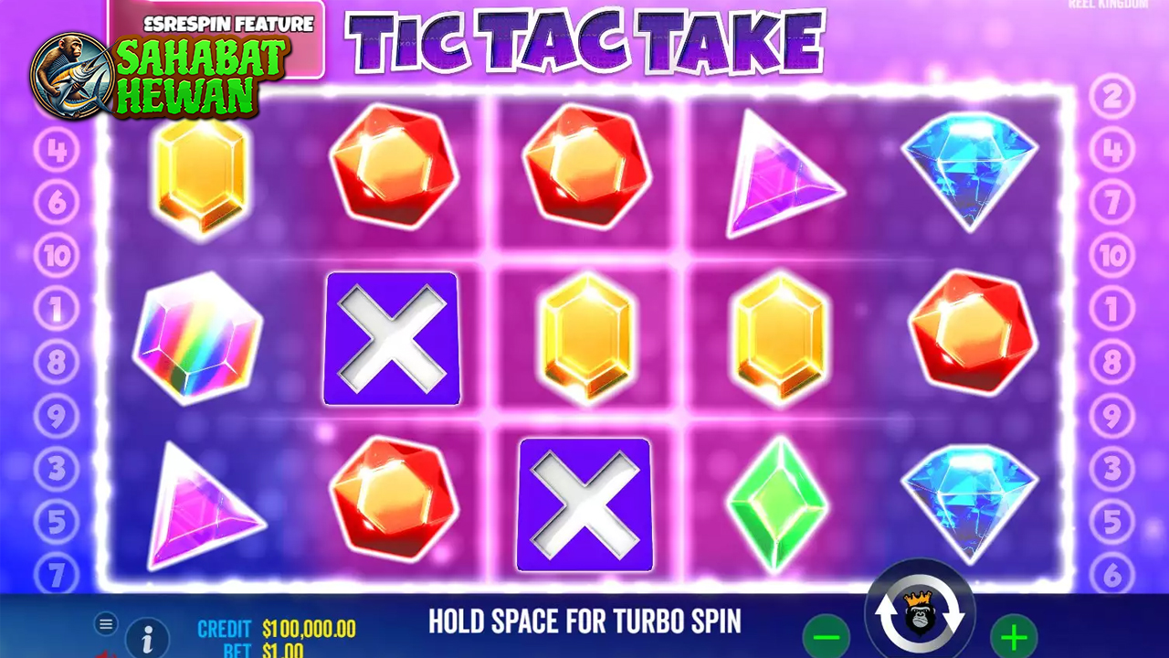Bermain Tic Tac Take Hanya di Situs Slot Resmi Gacor!