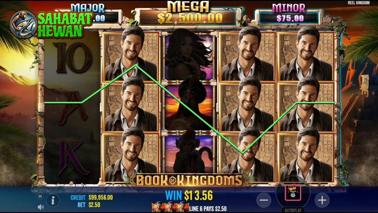 Mainkan Book Of Kingdoms Temukan Harta di Ruby 8000!