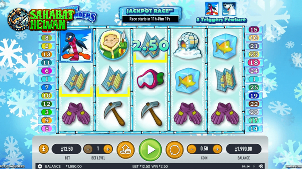 Arctic Wonders Slot Gacor tepi Tengah Dinginnya 6 Es!