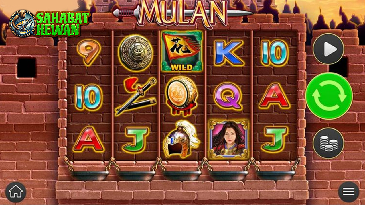 Mulan Spin Heroik Teror di medan perang Rtp8000